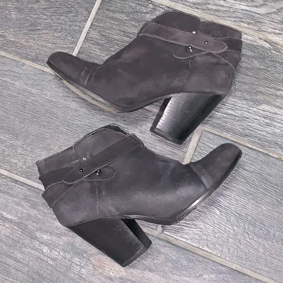 rag bone Shoes Rag Bone Harrow Charcoal Dark Grey Suede